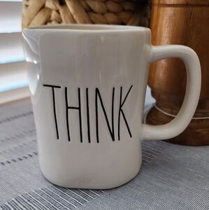 RAE DUNN Think Coffee Mug